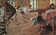 Edgar Degas The Rehearsal oil painting reproduction